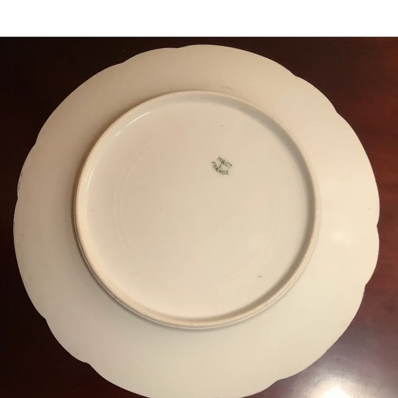 Haviland & Co. Limoges Hand Painted Fairy Plate - Picture 5 of 6